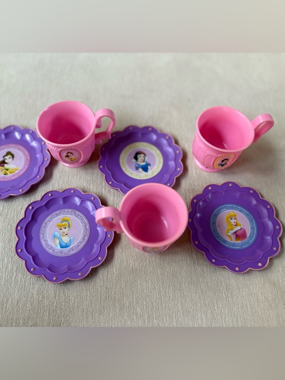 Disney Princess Tea Set Kids Toy - Play Tea Party Set - Picture 6 of 7